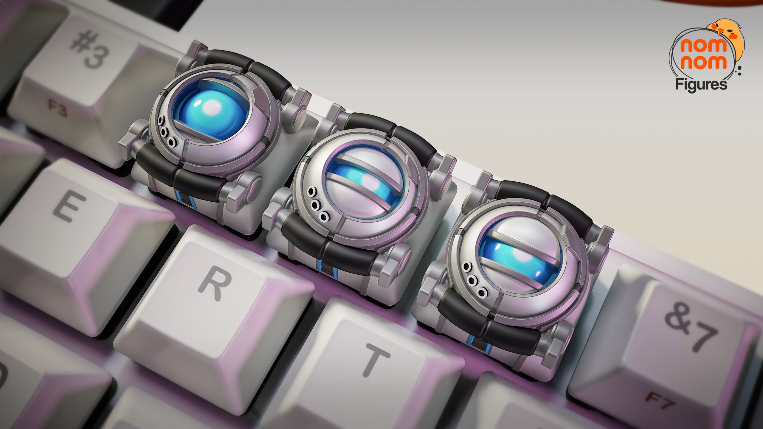Luminary Core Sentinel | Keyboard Keycap Unpainted Resin Kit Model