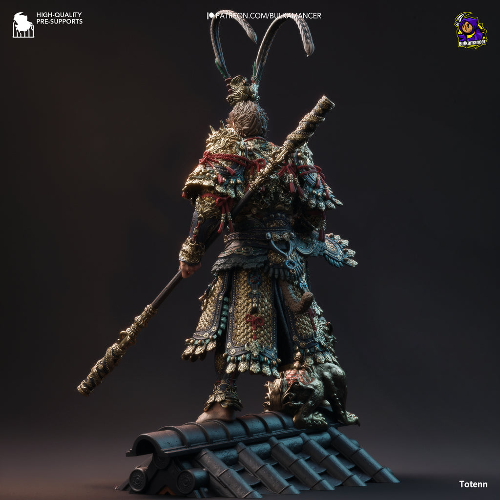 Golden Staff Primate Sovereign | 1/8 Unpainted Resin Kit Model