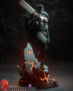 Shadowfang Blade Mistress | 1/10 Unpainted Resin Kit Model