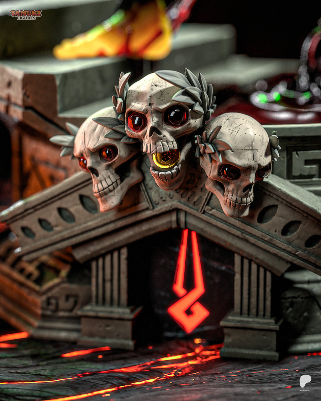 Crimson Underworld Slayer | 1/6 Unpainted Resin Kit Model