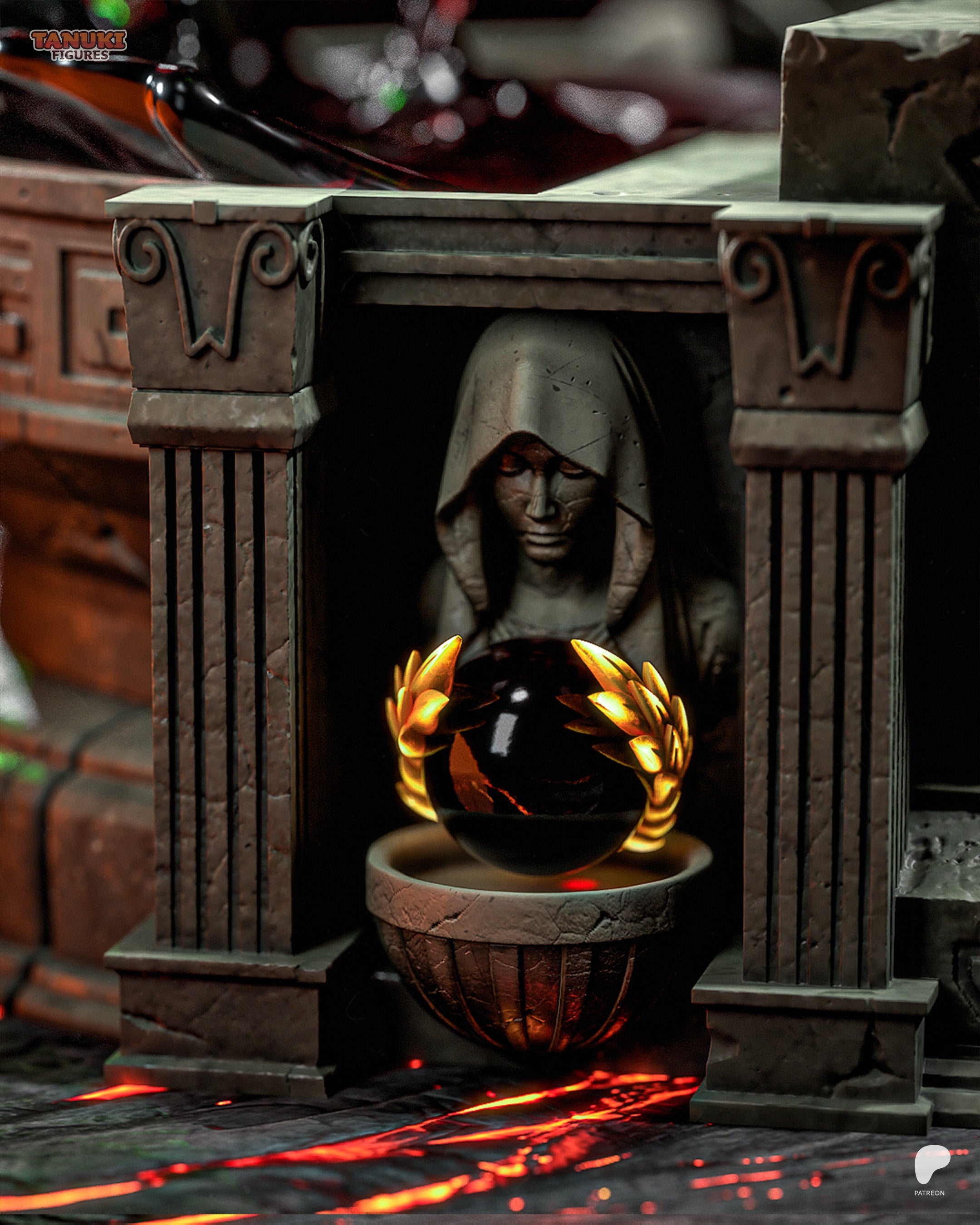Crimson Underworld Slayer | 1/6 Unpainted Resin Kit Model