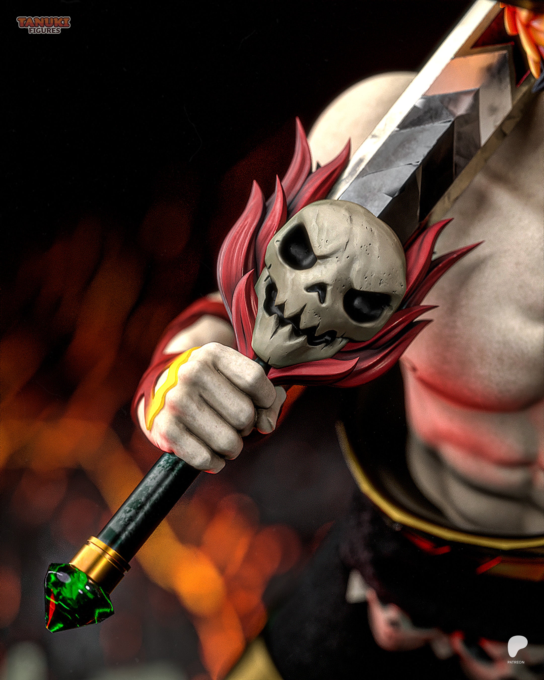 Crimson Underworld Slayer | 1/6 Unpainted Resin Kit Model