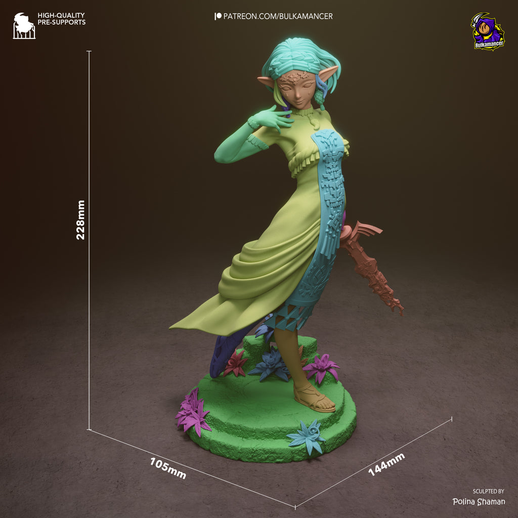 Luminous Spring Oracle | 1/8 Unpainted Resin Kit Model