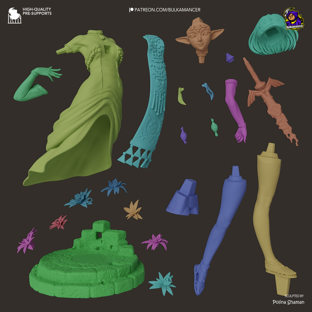 Luminous Spring Oracle | 1/8 Unpainted Resin Kit Model