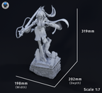 Lunar Veil Huntress | 1/7 Unpainted Resin Kit Model