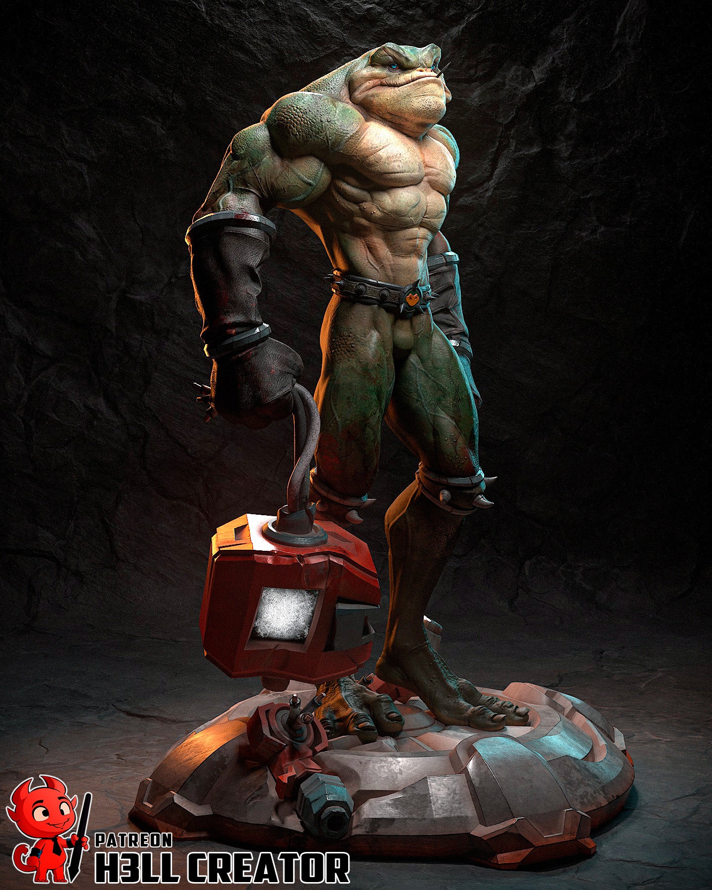 Boglord Ironfist | 1/10 Unpainted Resin Kit Model