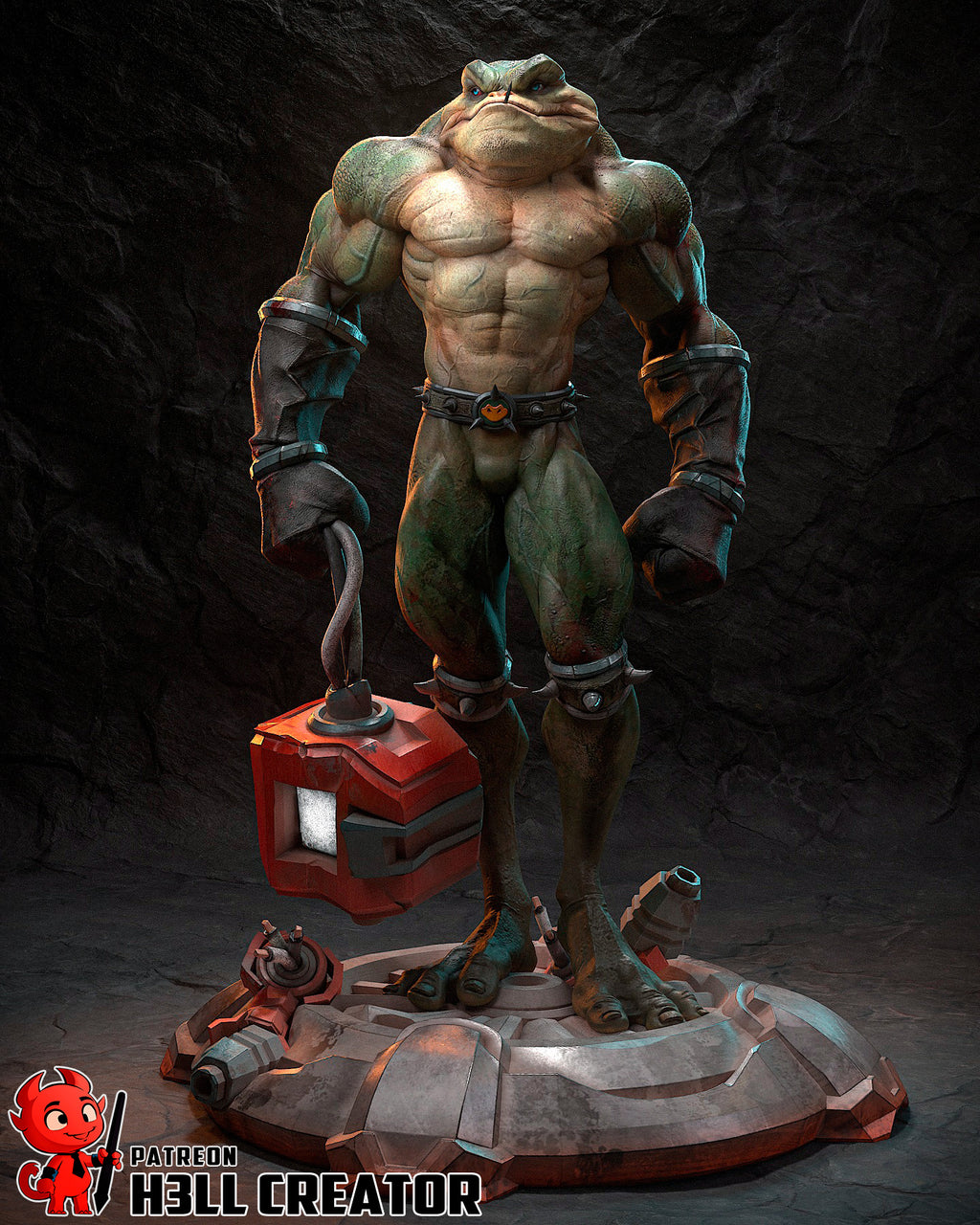 Boglord Ironfist | 1/10 Unpainted Resin Kit Model