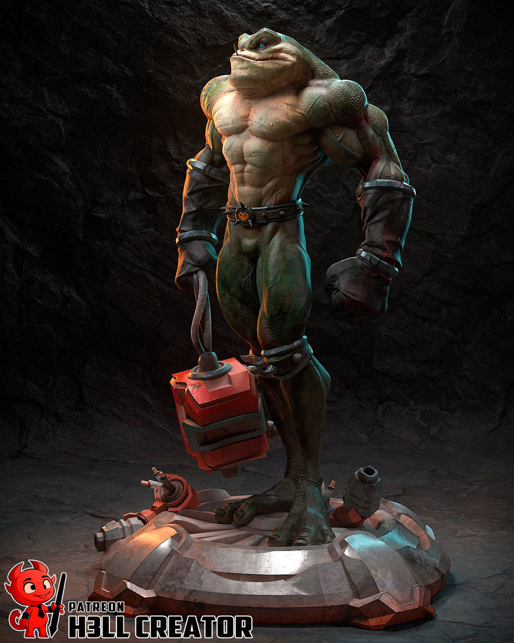 Boglord Ironfist | 1/10 Unpainted Resin Kit Model