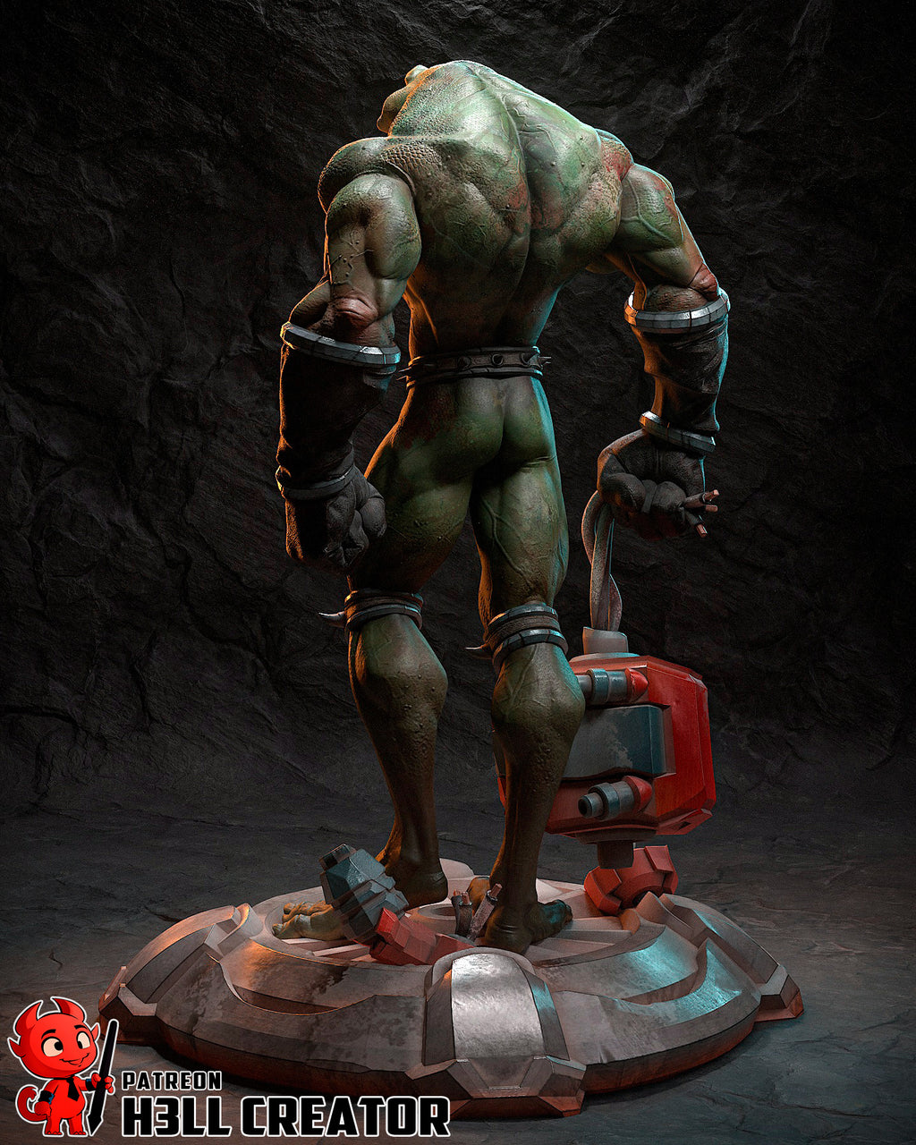 Boglord Ironfist | 1/10 Unpainted Resin Kit Model
