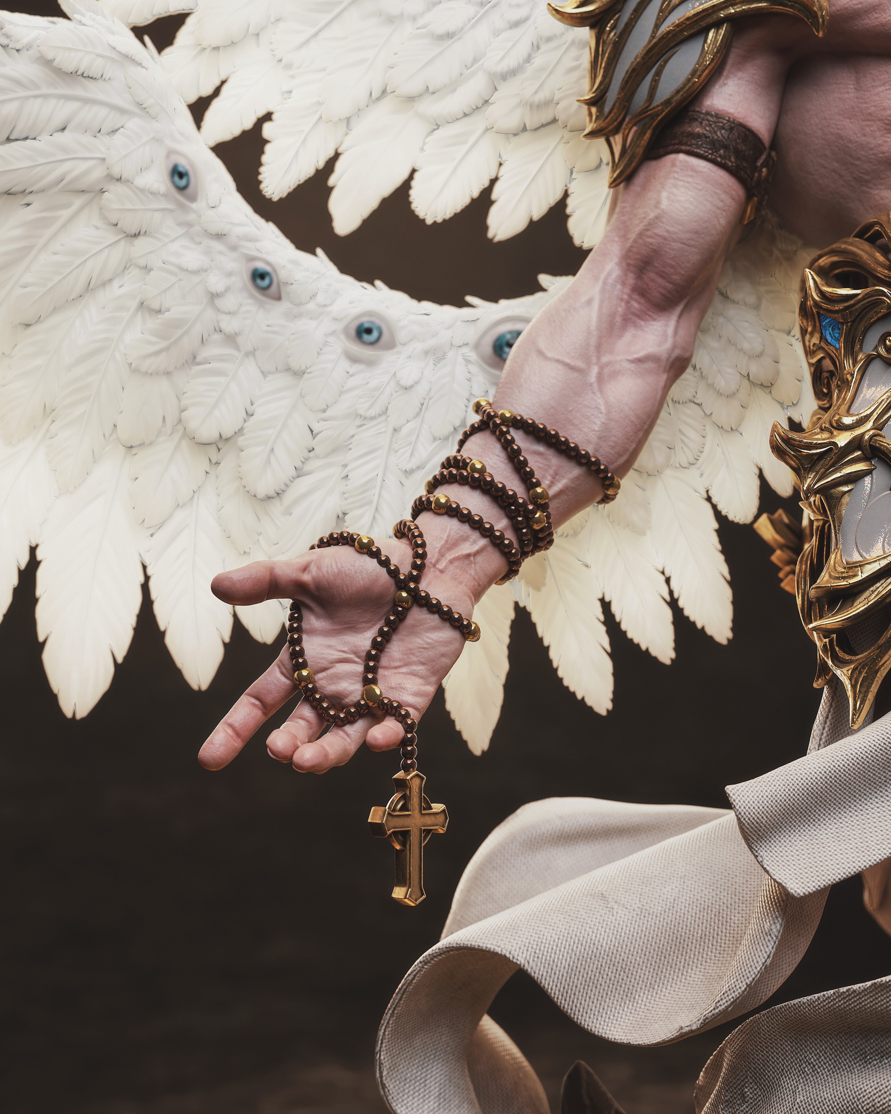 Celestial Seraph Warden | 1/6 Unpainted Resin Kit Model