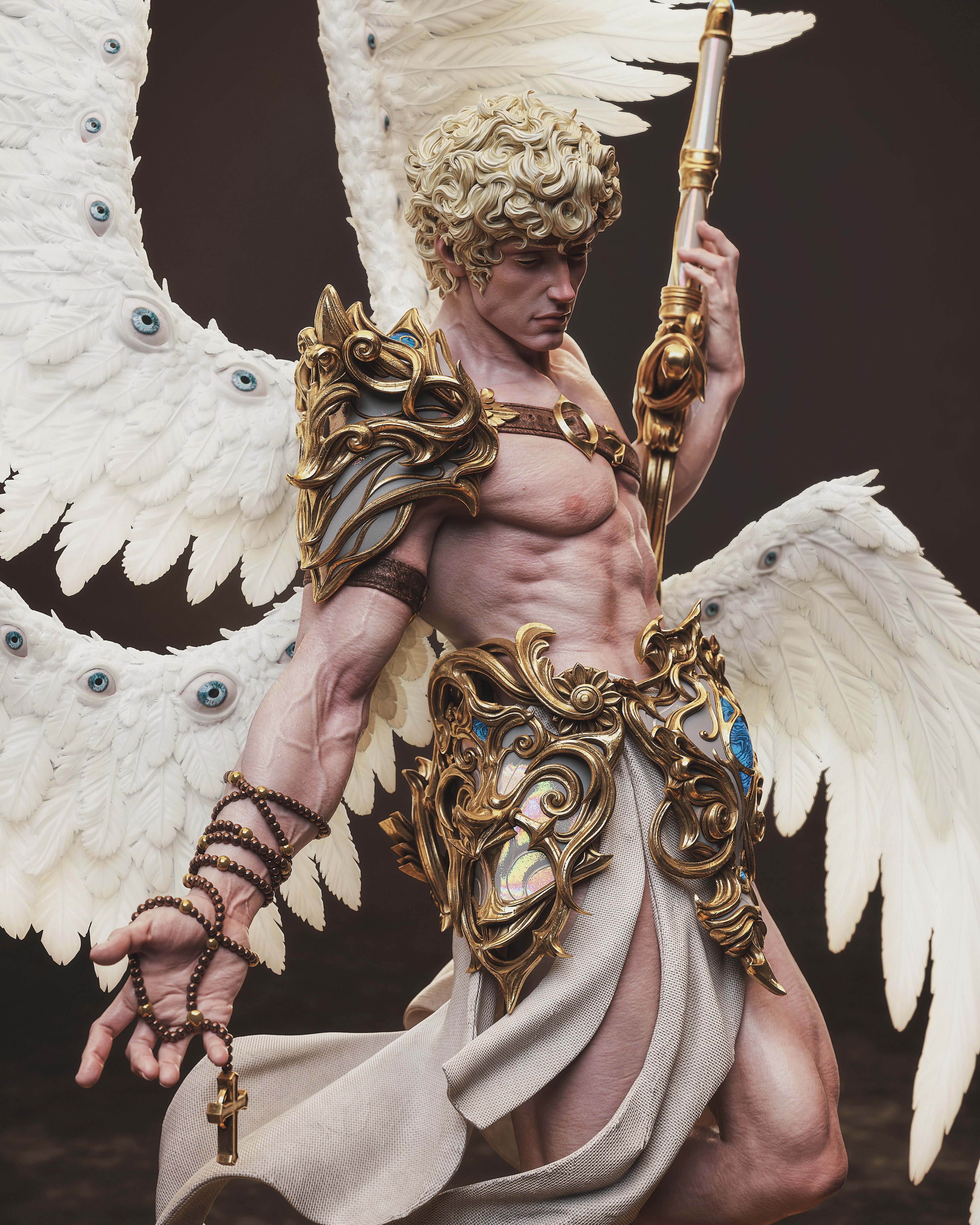 Celestial Seraph Warden | 1/6 Unpainted Resin Kit Model