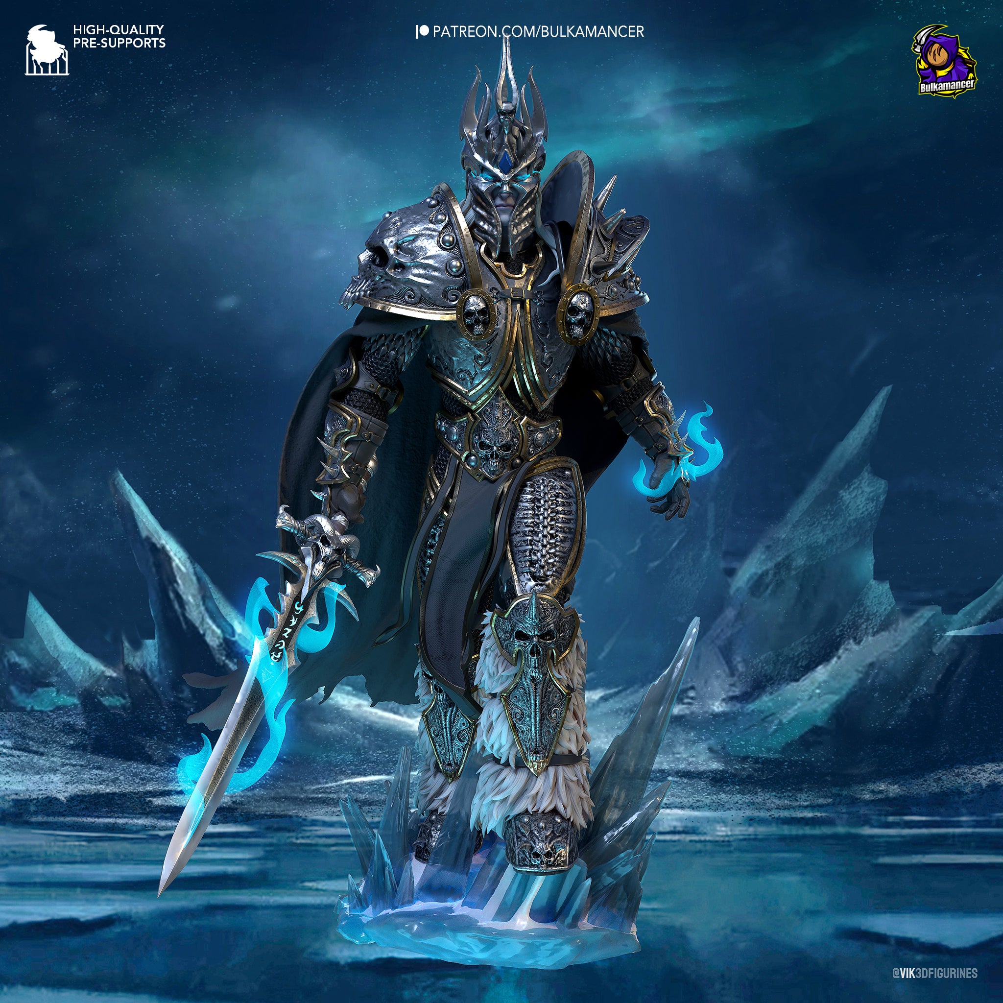 Ebonfrost Sovereign | 1/8 Unpainted Resin Kit Model