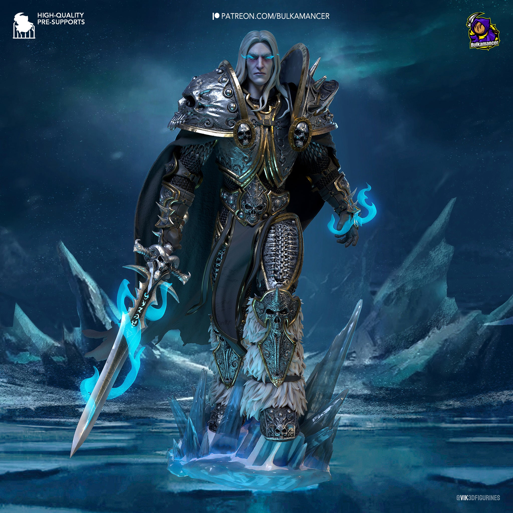 Ebonfrost Sovereign | 1/8 Unpainted Resin Kit Model