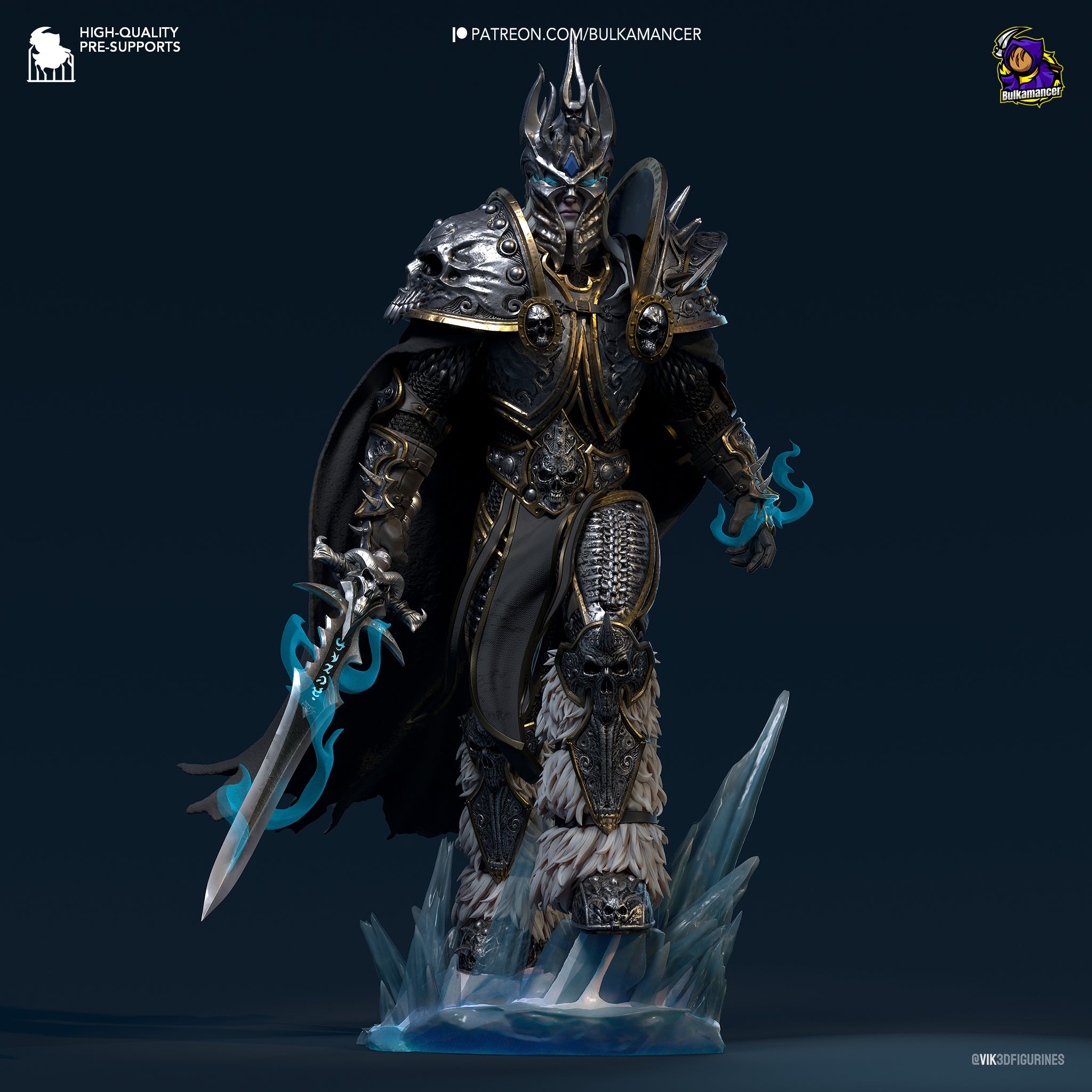 Ebonfrost Sovereign | 1/8 Unpainted Resin Kit Model
