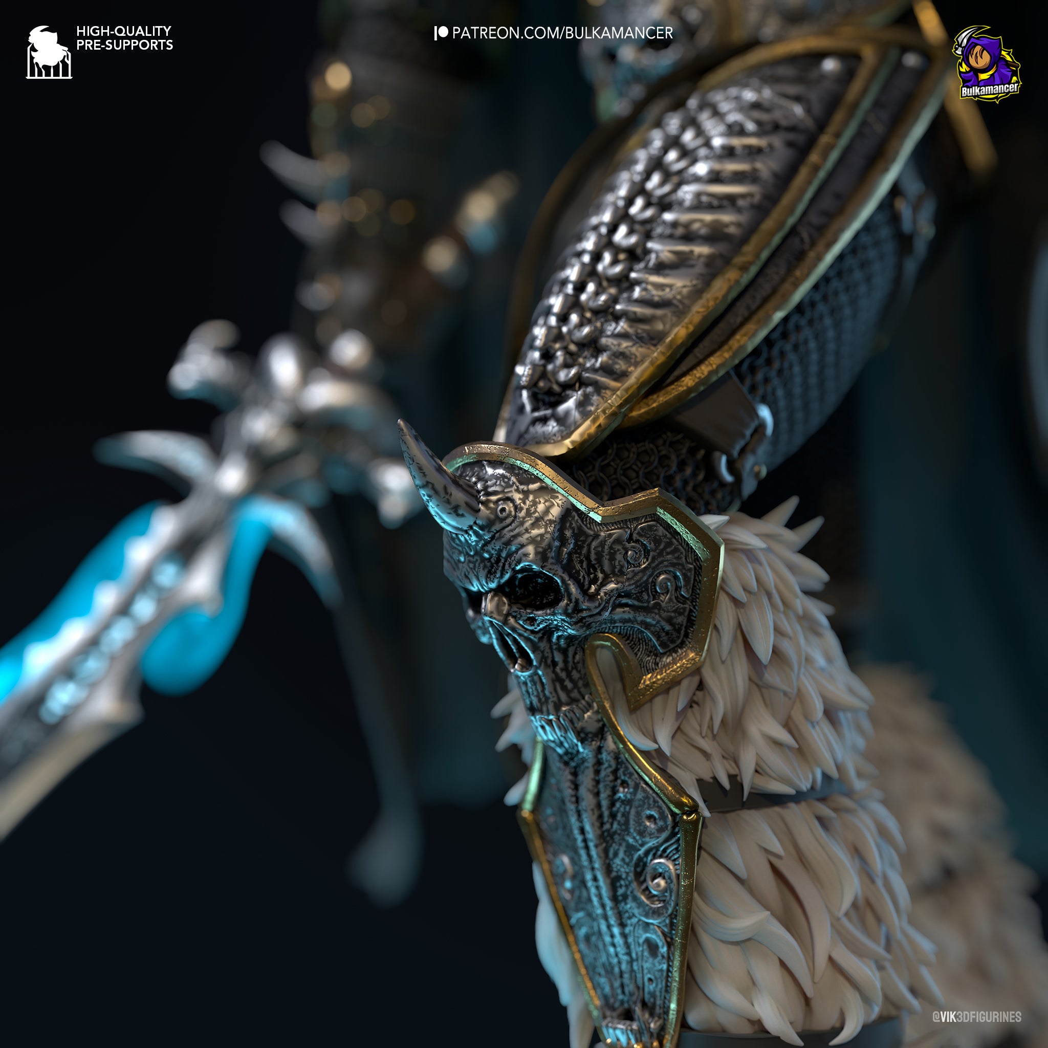 Ebonfrost Sovereign | 1/8 Unpainted Resin Kit Model