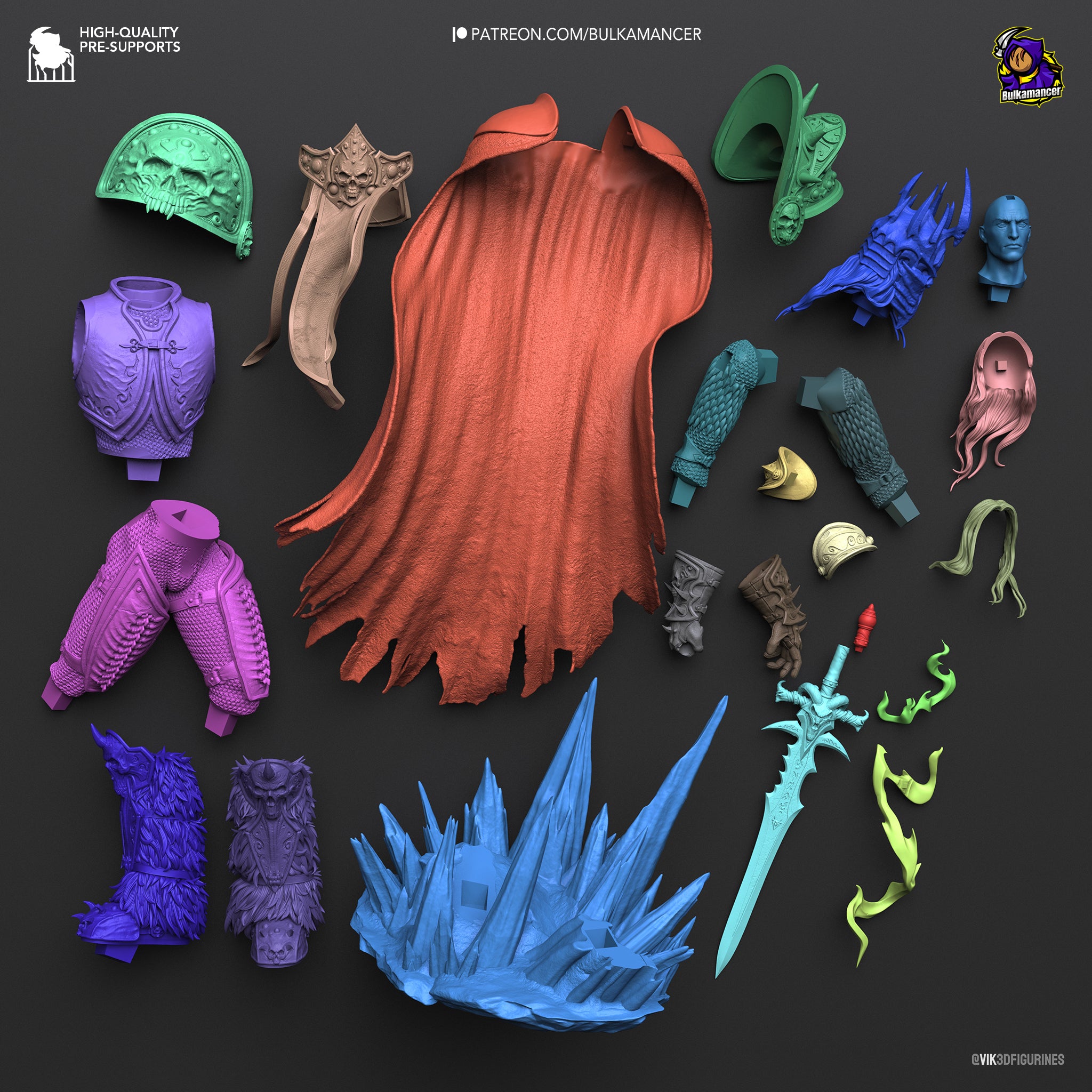 Ebonfrost Sovereign | 1/8 Unpainted Resin Kit Model