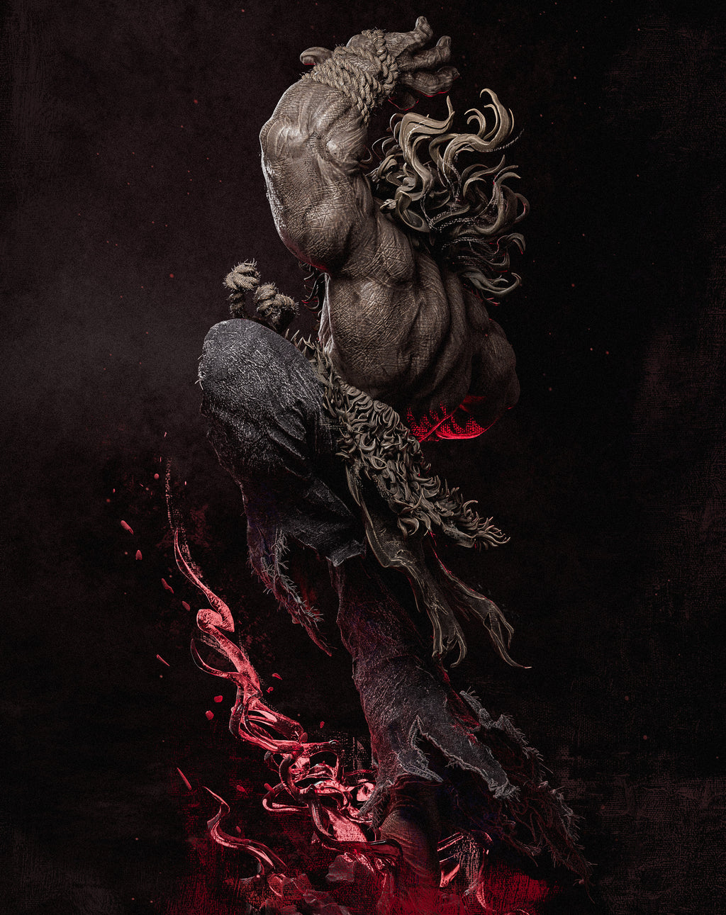 Infernal Rage Behemoth | 1/6 Unpainted Resin Kit Model
