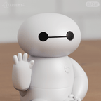 Lunar Puff Guardian | Desk Toy Unpainted & Painted Options Full Print Model
