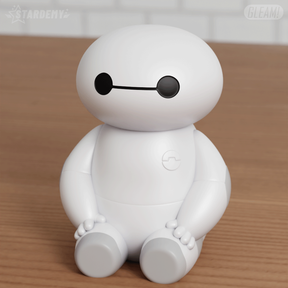 Lunar Puff Guardian | Desk Toy Unpainted & Painted Options Full Print Model