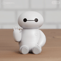 Lunar Puff Guardian | Desk Toy Unpainted & Painted Options Full Print Model