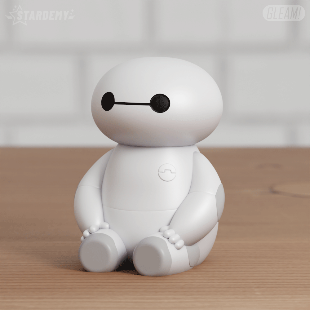 Lunar Puff Guardian | Desk Toy Unpainted & Painted Options Full Print Model