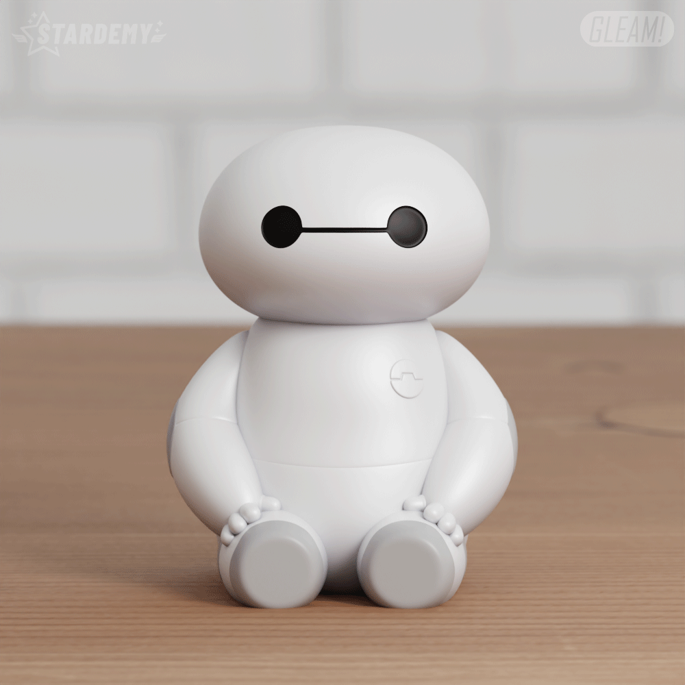 Lunar Puff Guardian | Desk Toy Unpainted & Painted Options Full Print Model