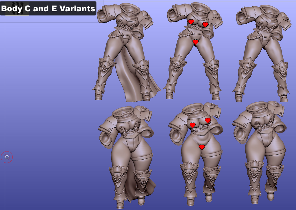 Armored Battle Sister Pinup | 32mm Unpainted Resin Kit Model