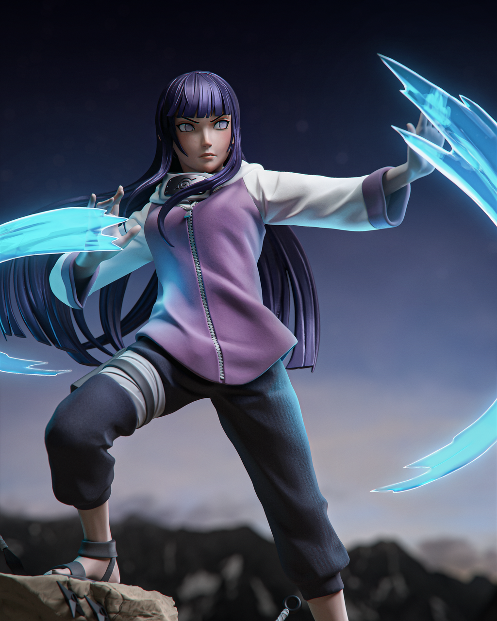 Azure Energy Huntress | 1/6 Unpainted Resin Kit Model