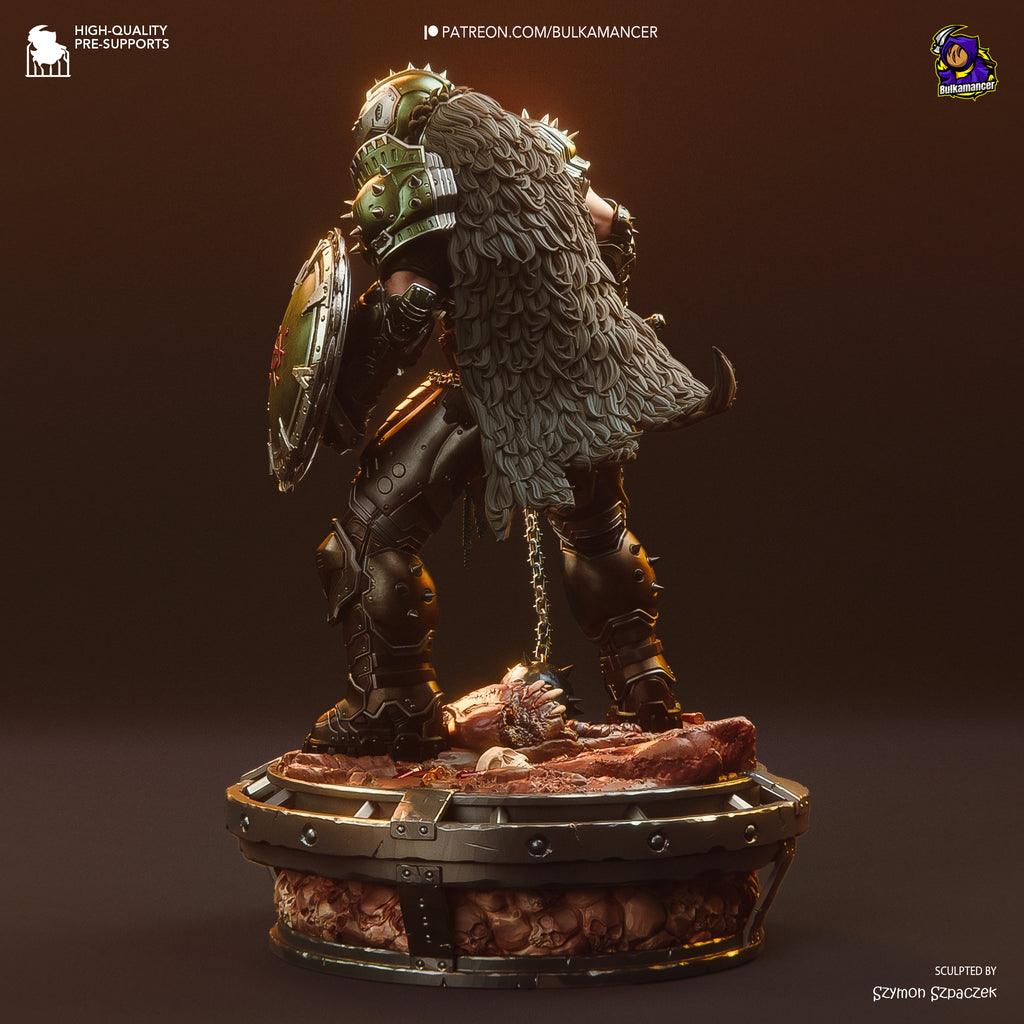 Hellforged Slayer | 1/8 Unpainted Resin Kit Model