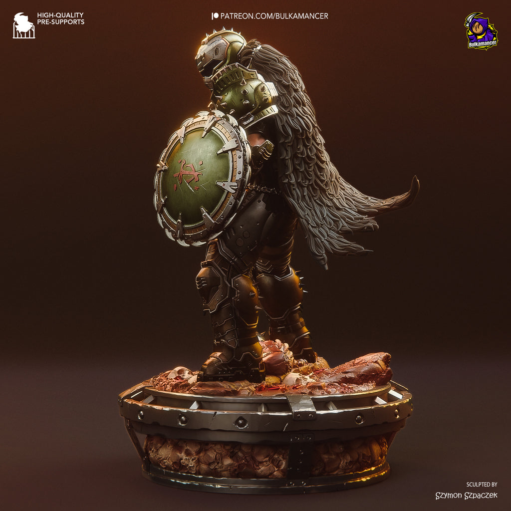 Hellforged Slayer | 1/8 Unpainted Resin Kit Model