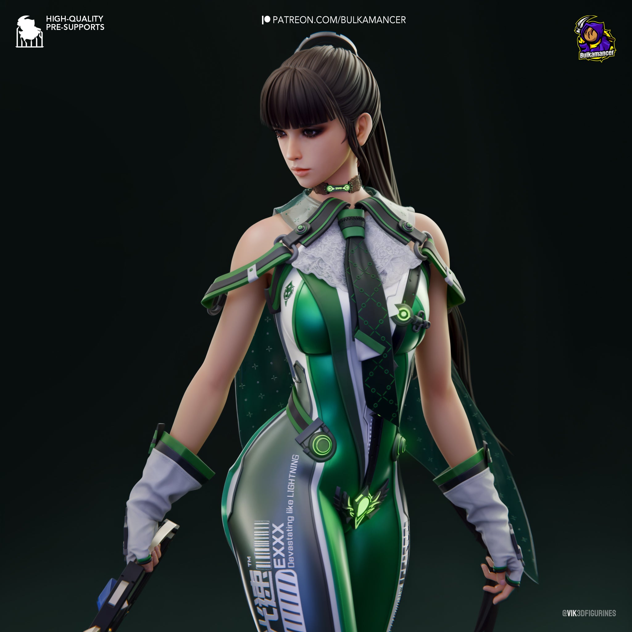 Emerald Circuit Vanguard | 1/8 Unpainted Resin Kit Model