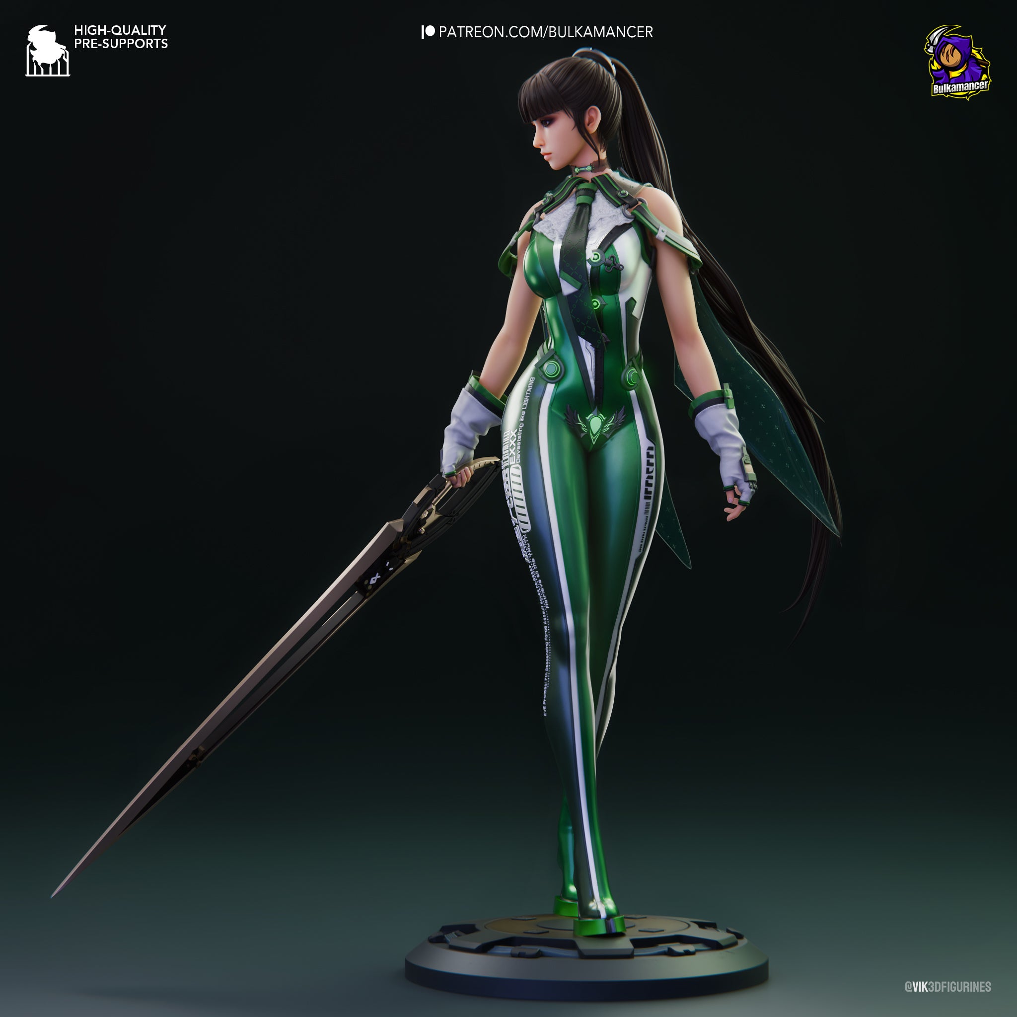 Emerald Circuit Vanguard | 1/8 Unpainted Resin Kit Model