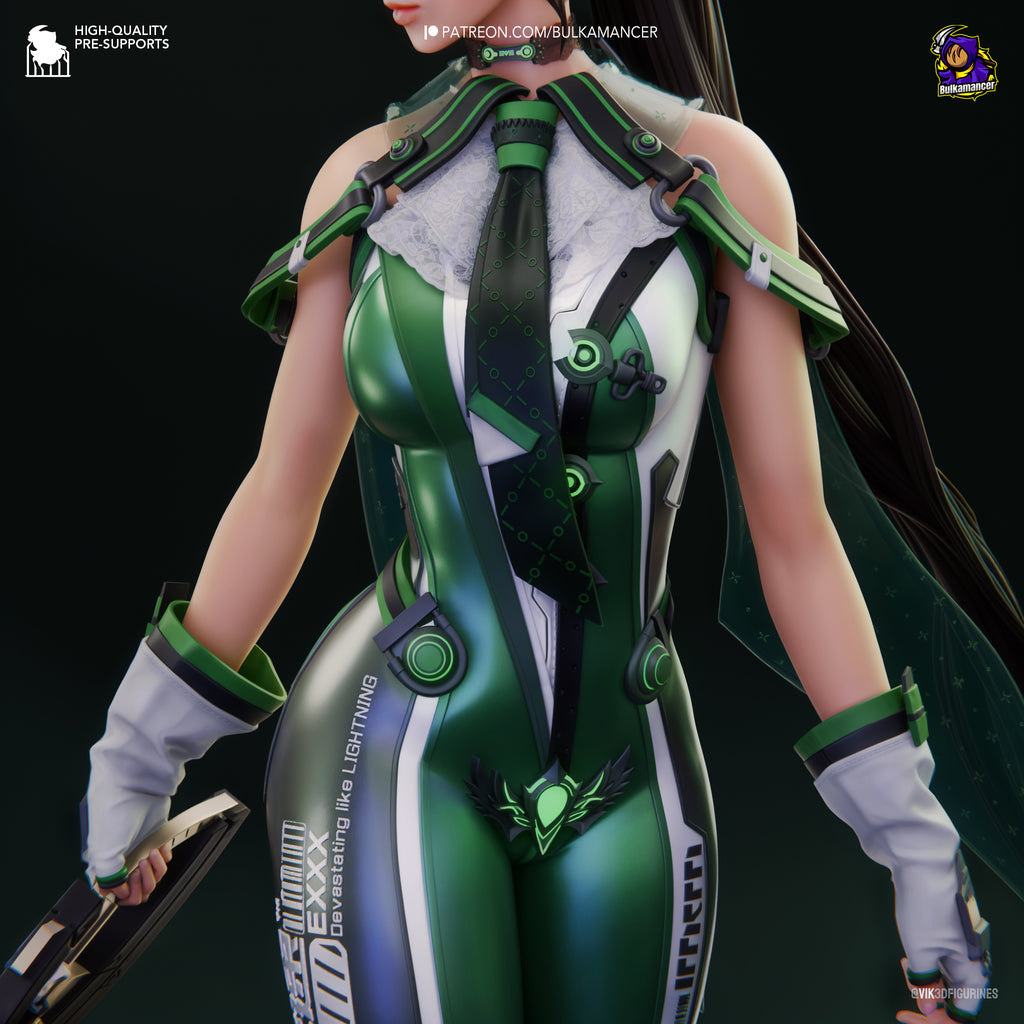 Emerald Circuit Vanguard | 1/8 Unpainted Resin Kit Model