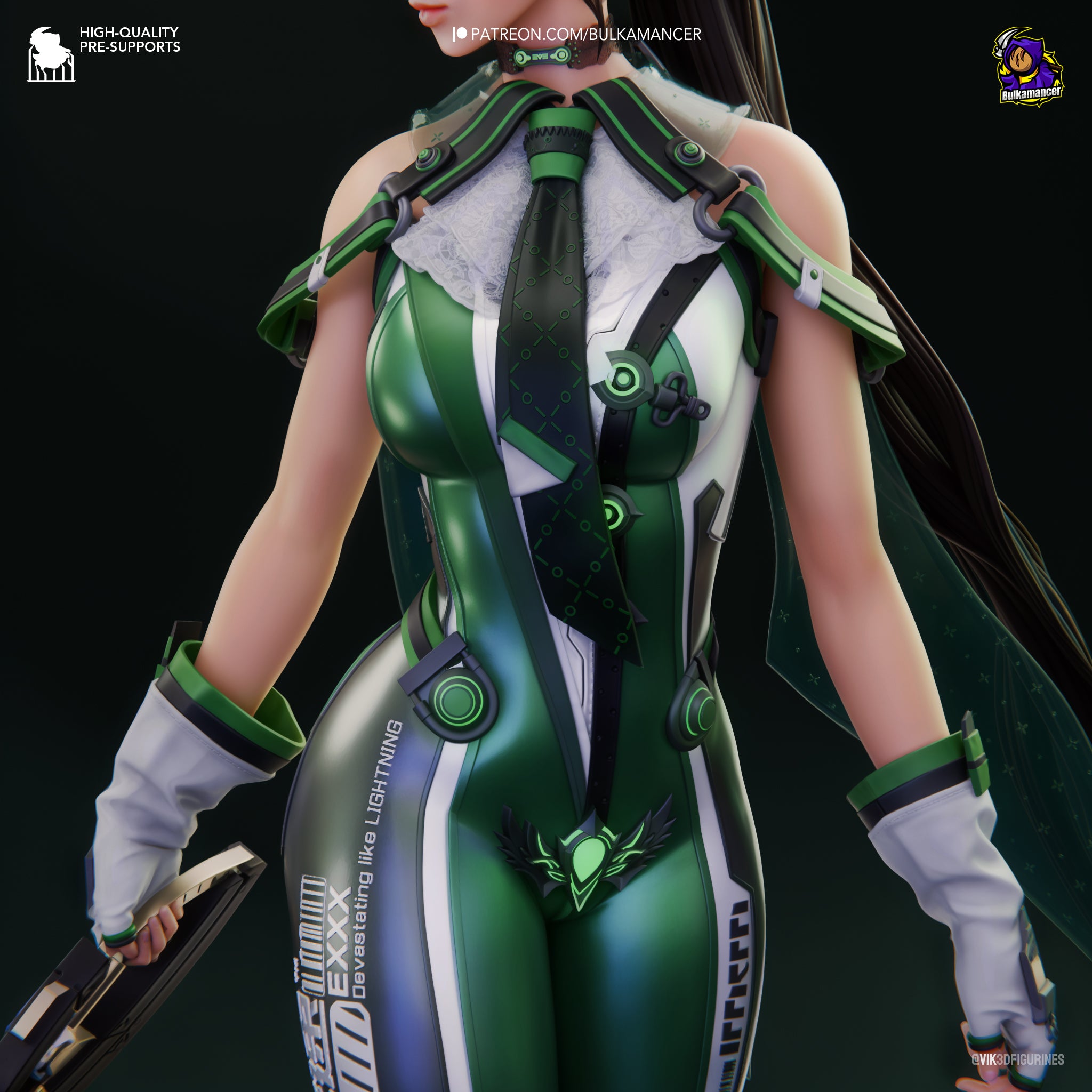 Emerald Circuit Vanguard | 1/8 Unpainted Resin Kit Model
