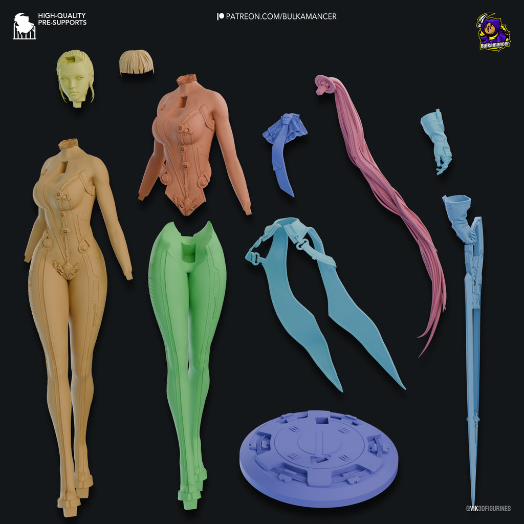 Emerald Circuit Vanguard | 1/8 Unpainted Resin Kit Model