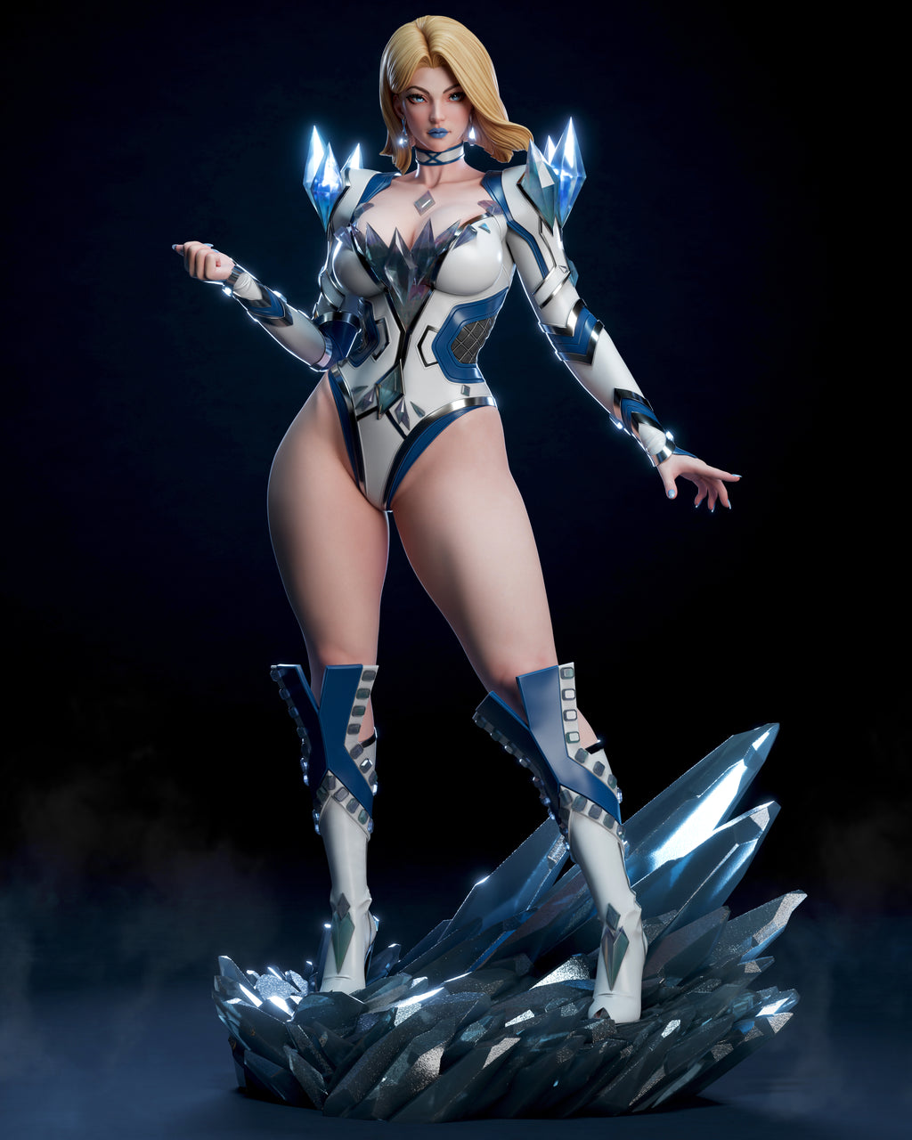 Lumina Crystal Valkyrie | 1/6 Unpainted Resin Kit Model