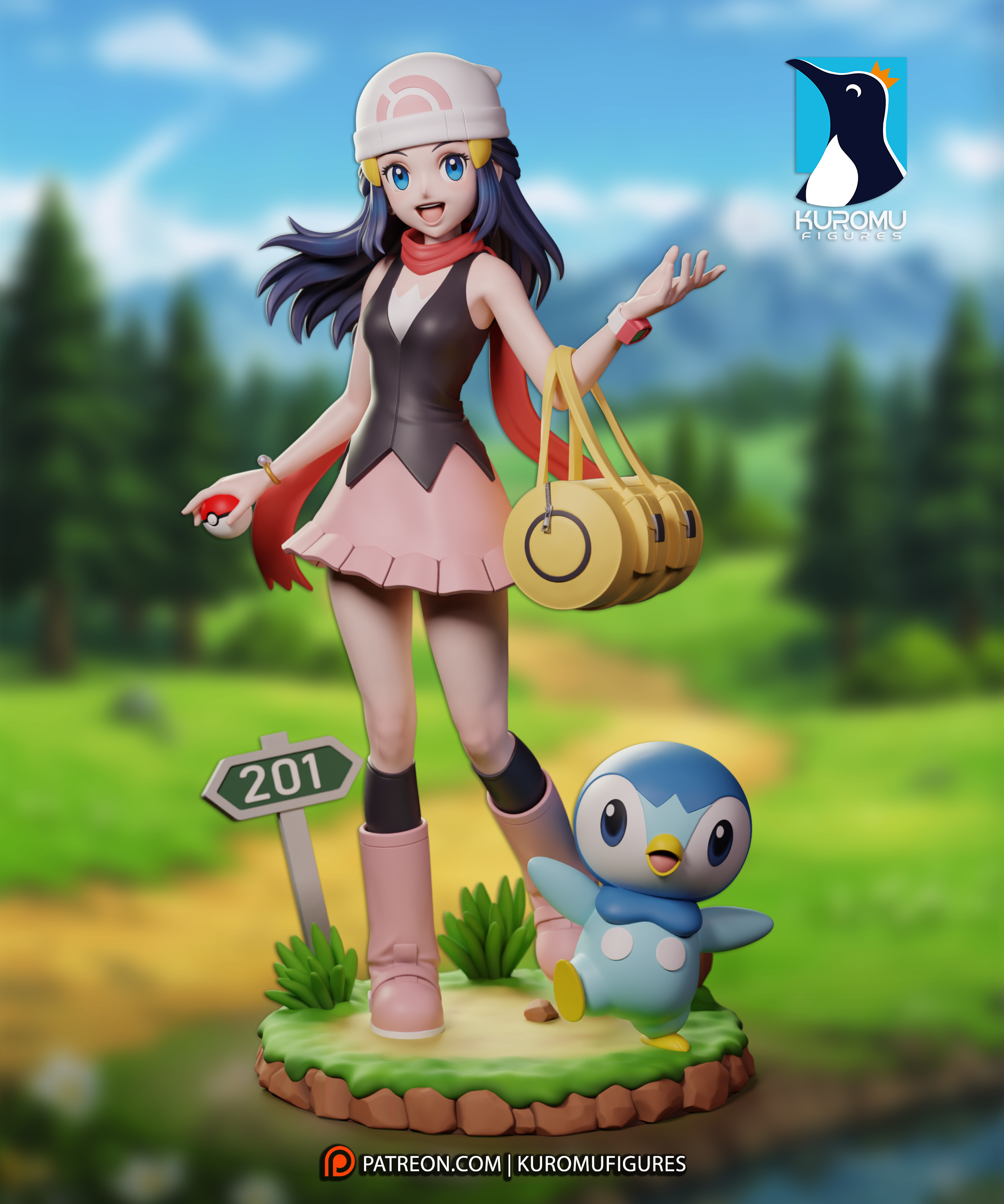 Cheerful Explorer Maiden | 1/7 Unpainted/Painted Resin Figure