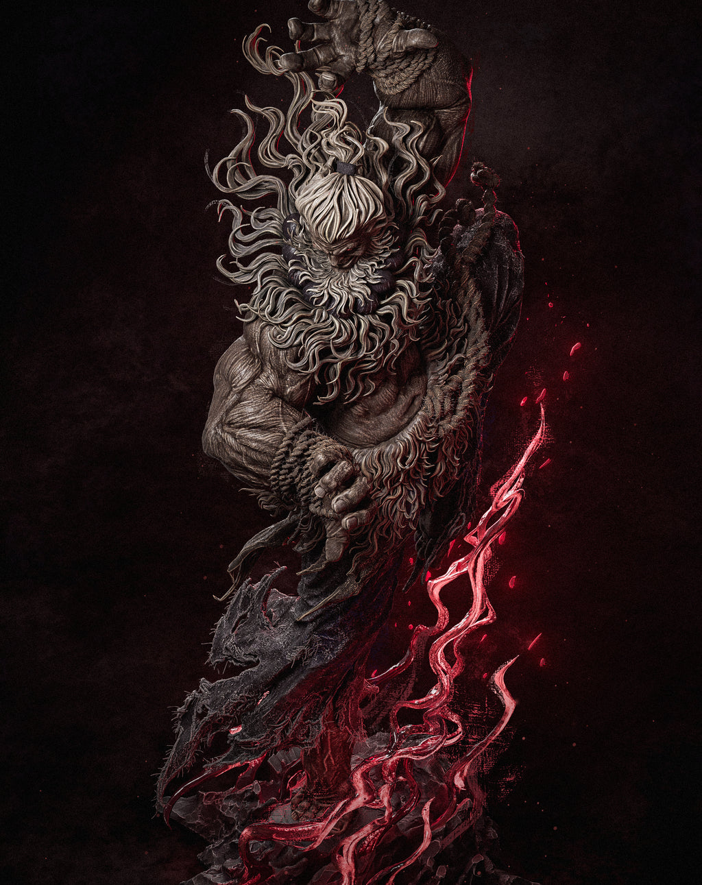 Infernal Rage Behemoth | 1/6 Unpainted Resin Kit Model