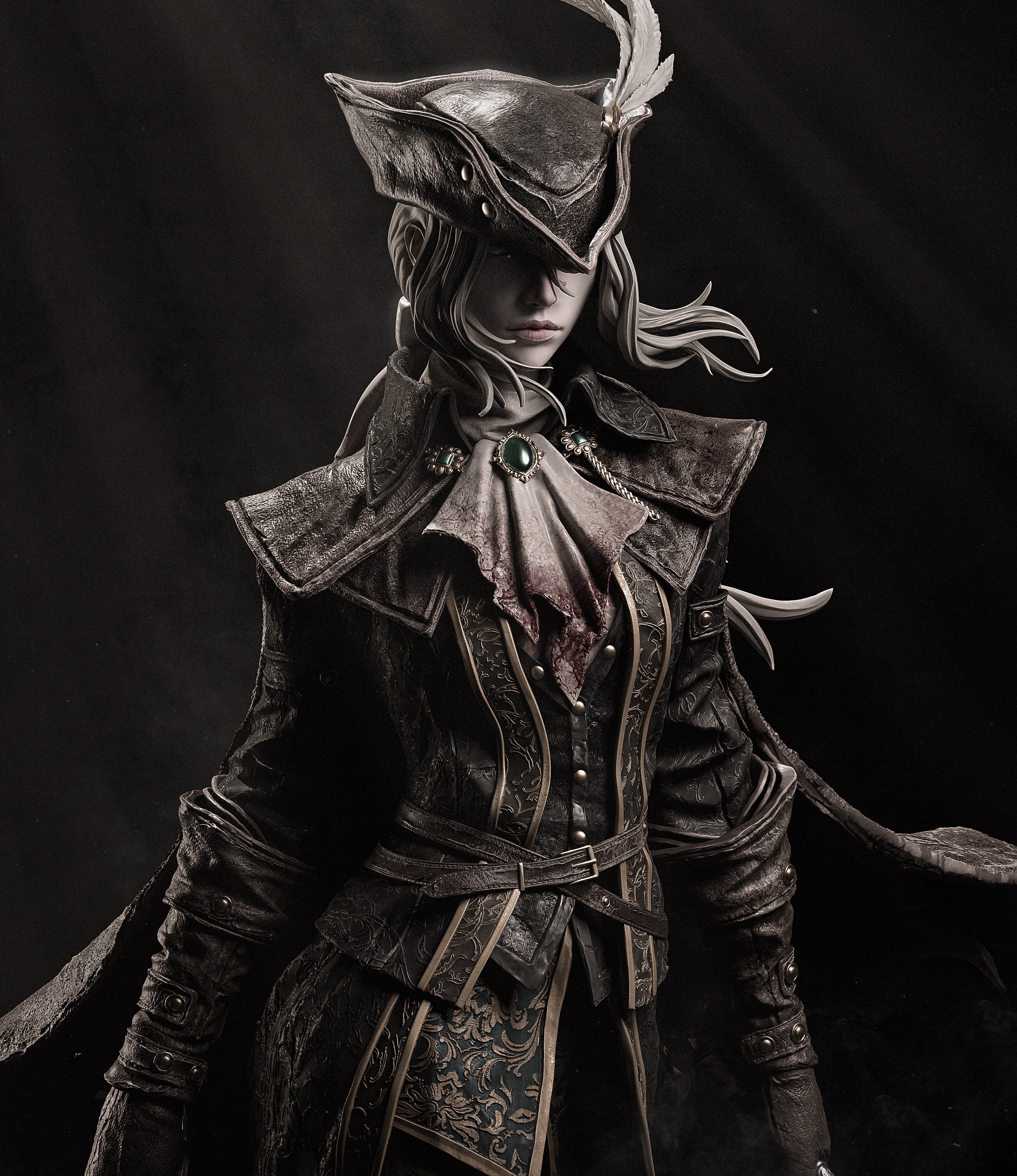 Shadowveil Feather Warden | 1/6 Unpainted Resin Kit Model