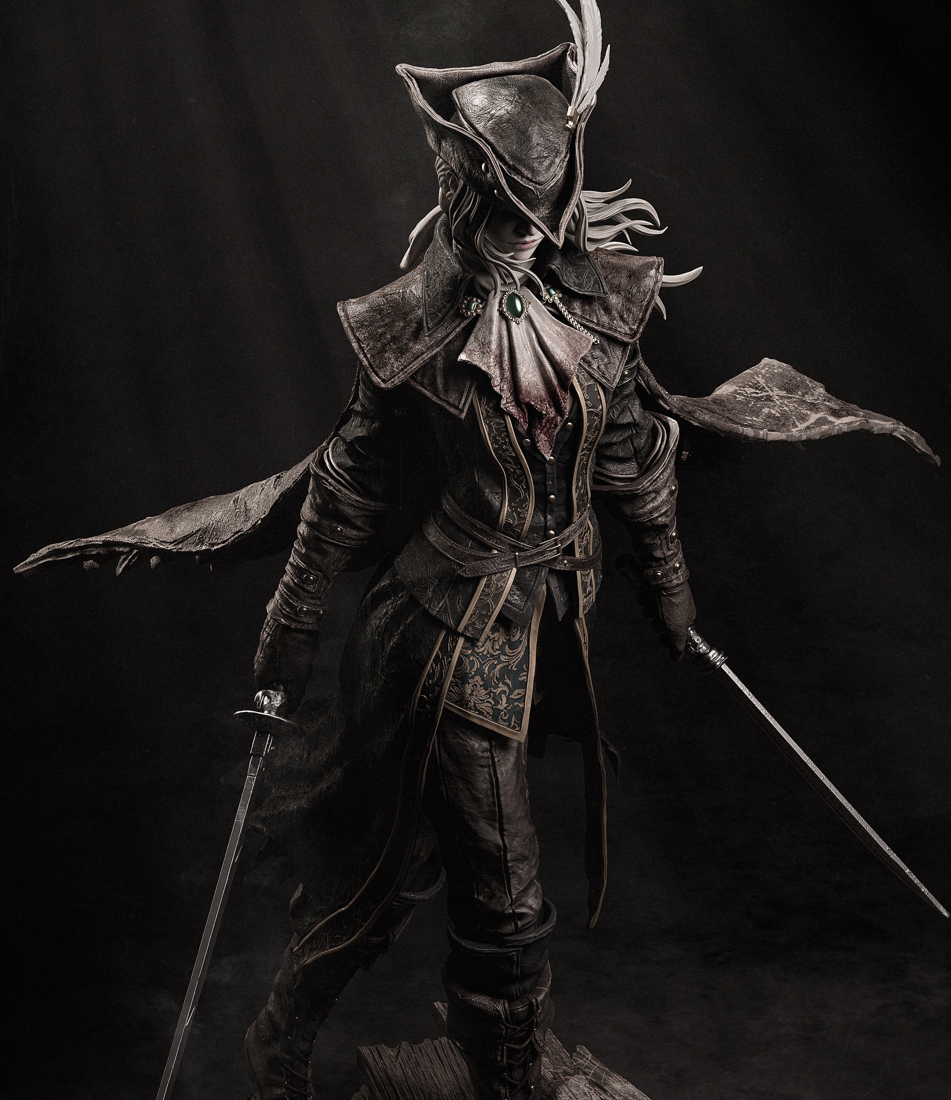 Shadowveil Feather Warden | 1/6 Unpainted Resin Kit Model