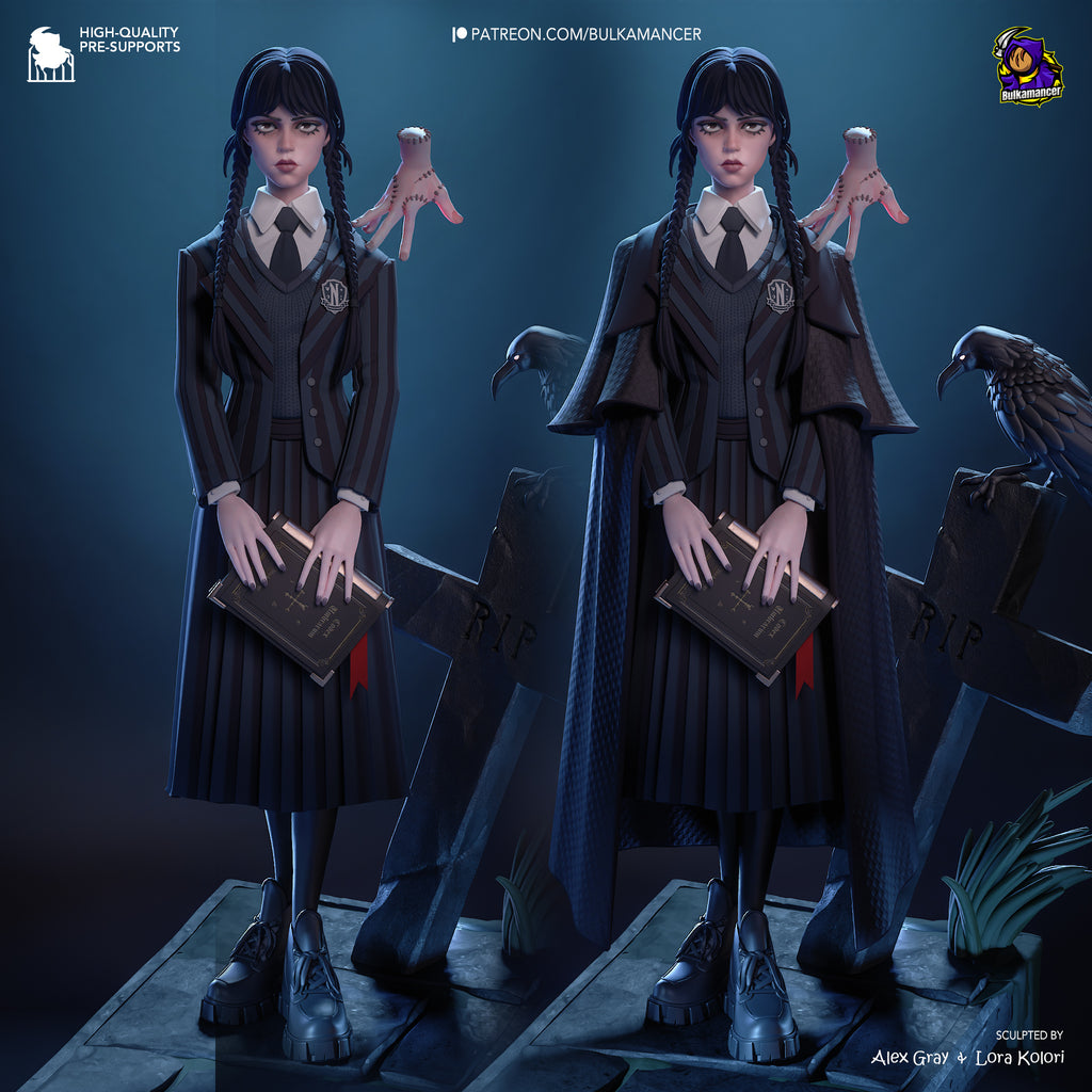Nocturne Veil Matriarch & Shadow Pupil | 1/8 Unpainted Resin Kit Model