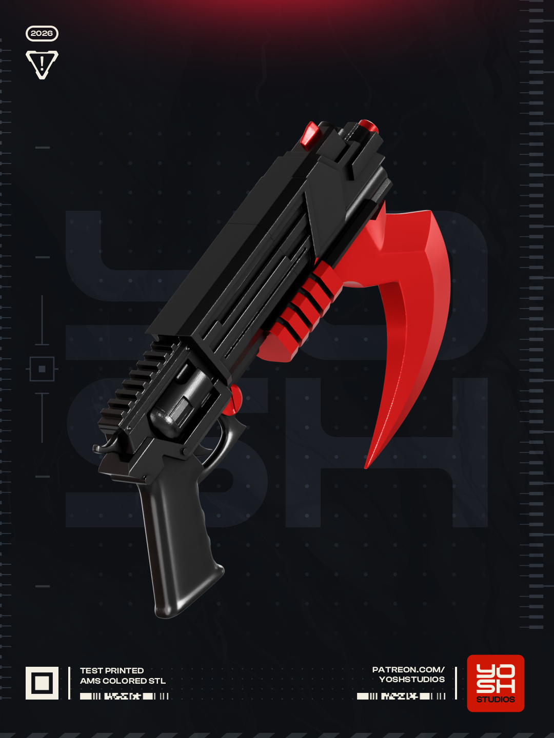 Eclipse Harvester | 1:1 Full Color FDM Model