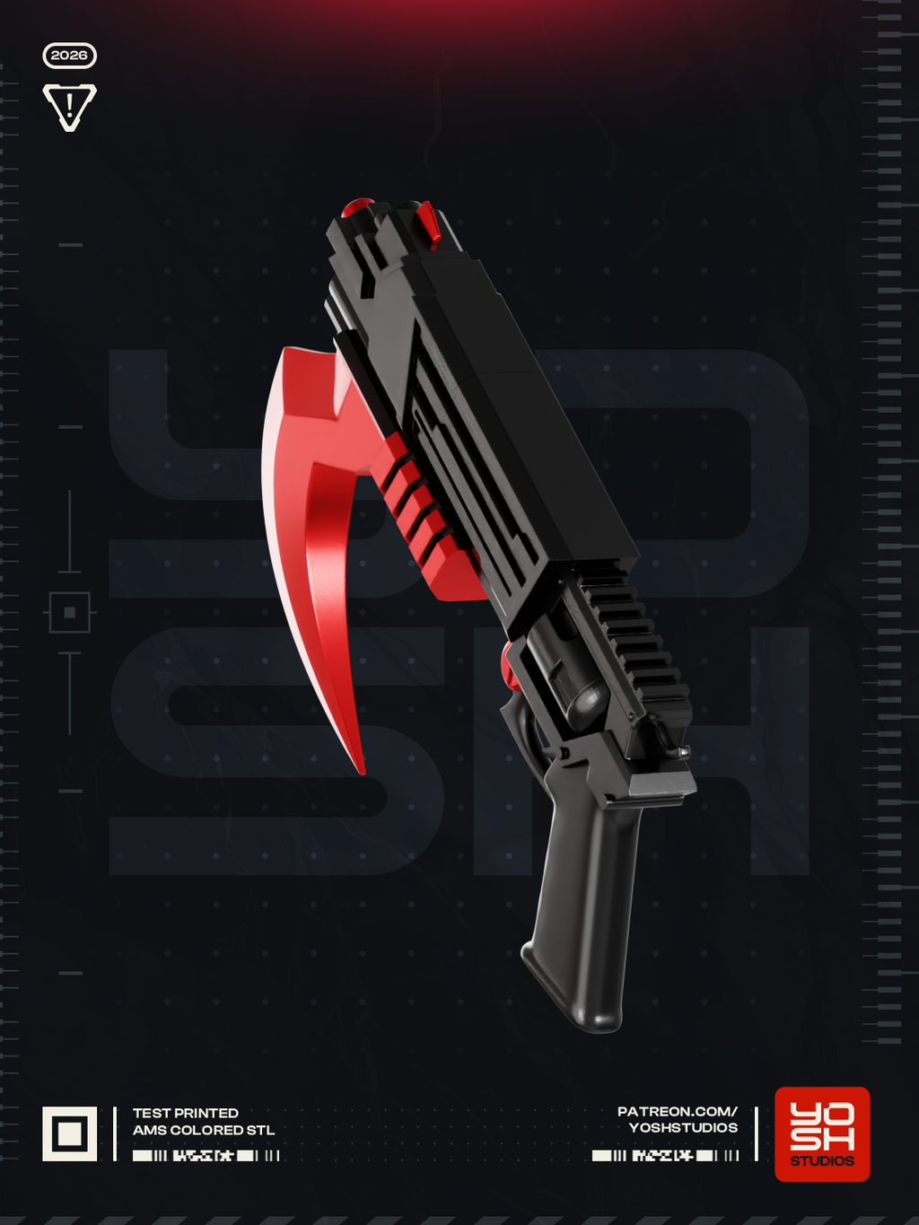 Eclipse Harvester | 1:1 Full Color FDM Model