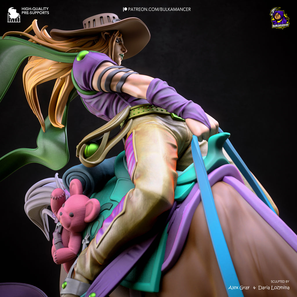 Prairie Tempest Rider | 1/8 Unpainted Resin Kit Model
