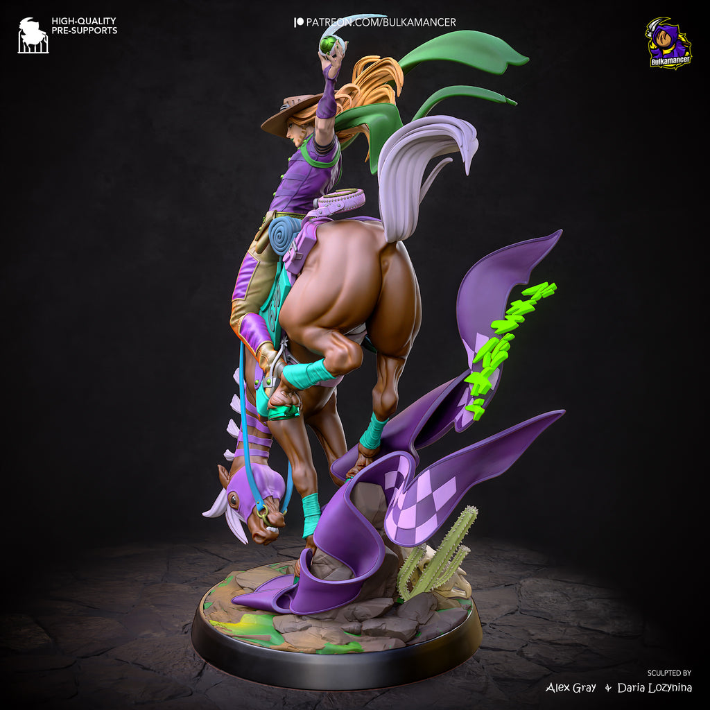 Prairie Tempest Rider | 1/8 Unpainted Resin Kit Model
