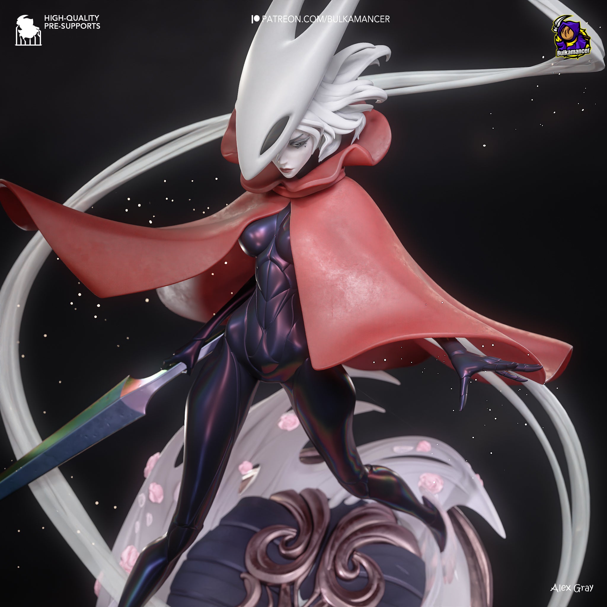 Crimson Veil Phantom | 1/8 Unpainted Resin Kit Model