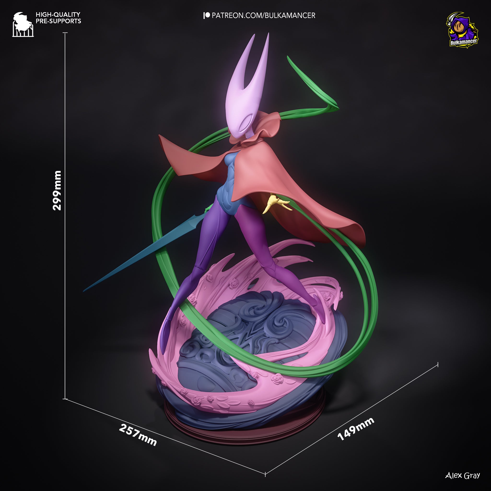 Crimson Veil Phantom | 1/8 Unpainted Resin Kit Model