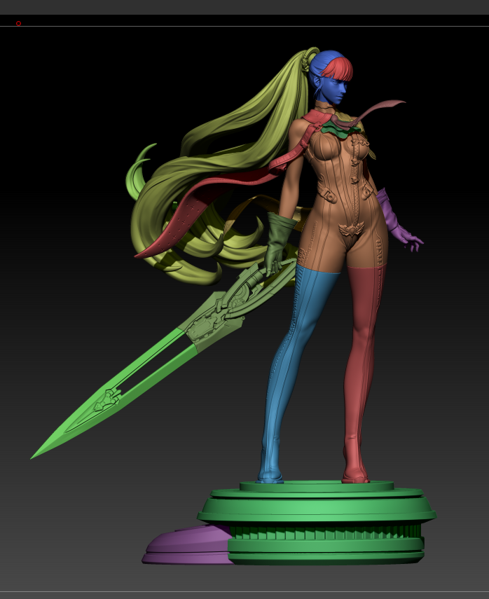 Emerald Blade Sentinel | 1/6 Unpainted Resin Kit Model