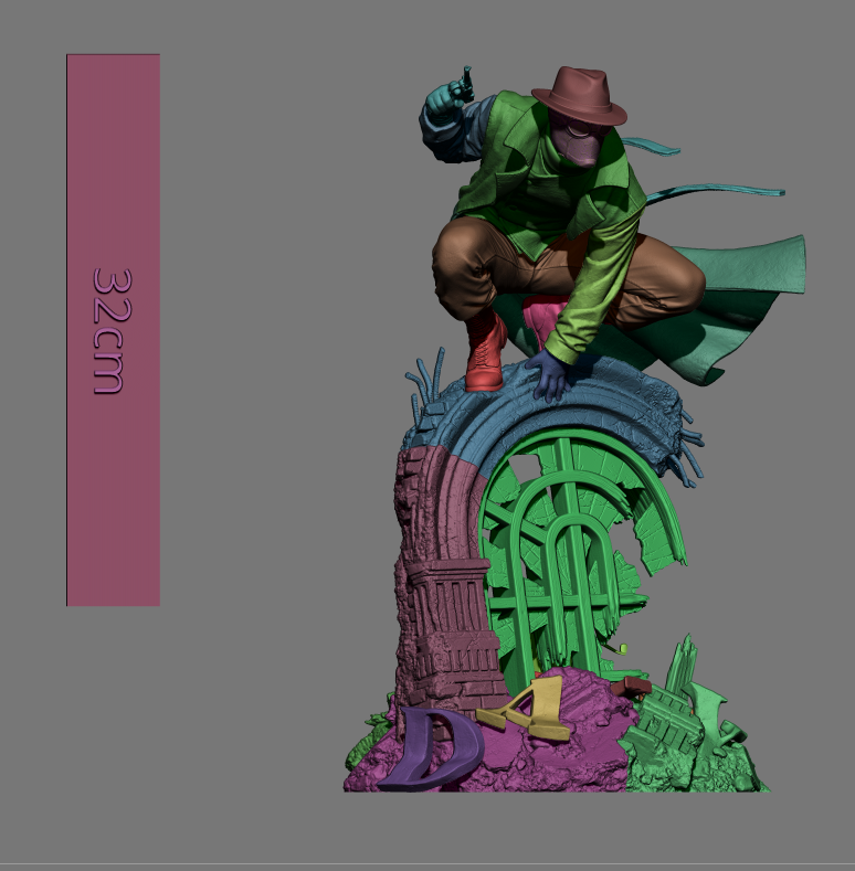 Shadowveil Vigilante | 1/6 Unpainted Resin Kit Model