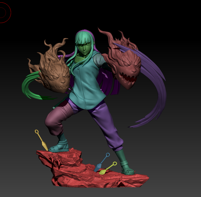 Azure Energy Huntress | 1/6 Unpainted Resin Kit Model